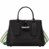 Longchamp Roseau M Handbag Black - Leather 2 Longchamp Roseau M Handbag Black - Leather -Longchamp 10058HCN001 0