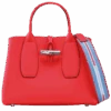 Longchamp Roseau M Handbag Red - Leather -Longchamp 10058HCN545 0