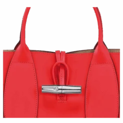 Longchamp Roseau M Handbag Red - Leather -Longchamp 10058HCN545 6