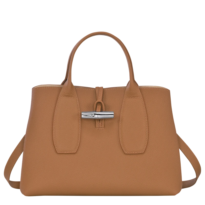 Longchamp Roseau M Handbag Natural - Leather 3 Longchamp Roseau M Handbag Natural - Leather