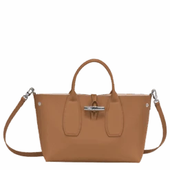Longchamp Roseau M Handbag Natural - Leather 12 Longchamp Roseau M Handbag Natural - Leather -Longchamp 10058HPN016 4