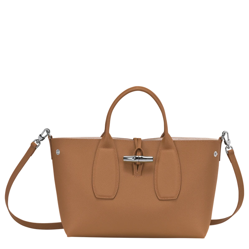 Longchamp Roseau M Handbag Natural - Leather 7 Longchamp Roseau M Handbag Natural - Leather - Image 5