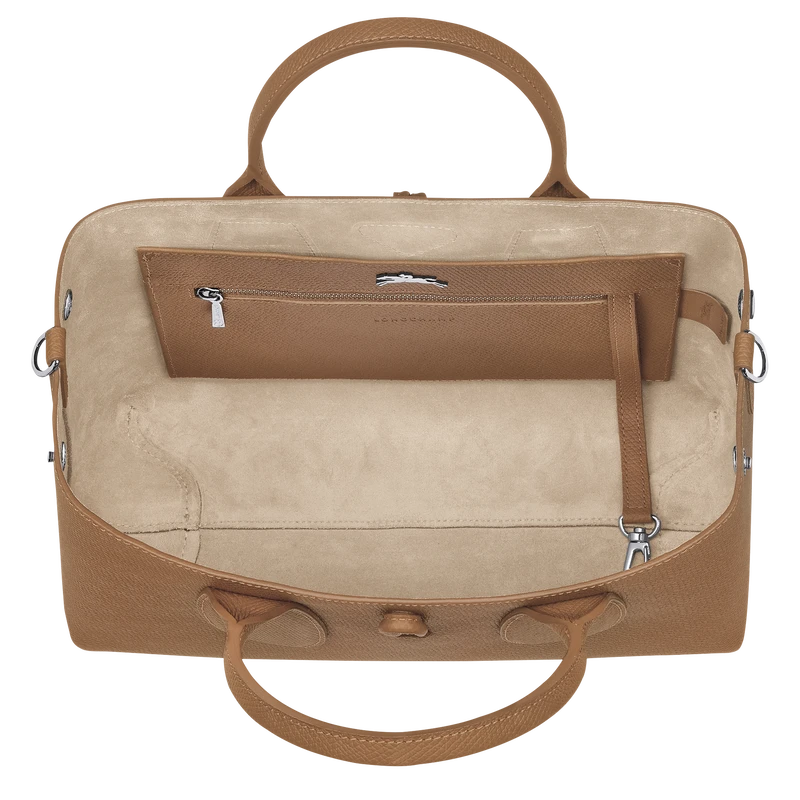 Longchamp Roseau M Handbag Natural - Leather 8 Longchamp Roseau M Handbag Natural - Leather - Image 6