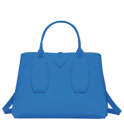 Longchamp Roseau M Handbag Cobalt - Leather 12 Longchamp Roseau M Handbag Cobalt - Leather -Longchamp 10058HPN487 3