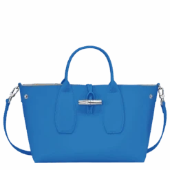Longchamp Roseau M Handbag Cobalt - Leather 13 Longchamp Roseau M Handbag Cobalt - Leather -Longchamp 10058HPN487 4