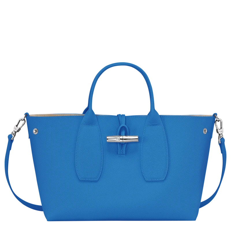 Longchamp Roseau M Handbag Cobalt - Leather 7 Longchamp Roseau M Handbag Cobalt - Leather - Image 5