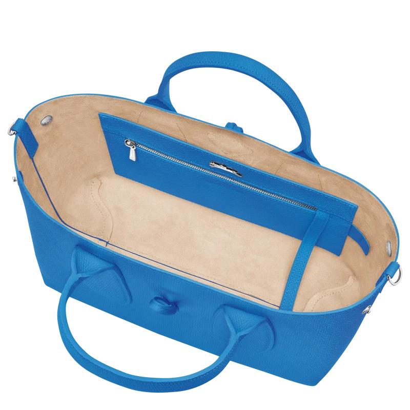 Longchamp Roseau M Handbag Cobalt - Leather 8 Longchamp Roseau M Handbag Cobalt - Leather - Image 6