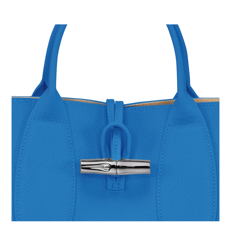 Longchamp Roseau M Handbag Cobalt - Leather 9 Longchamp Roseau M Handbag Cobalt - Leather - Image 7