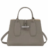 Longchamp Roseau M Handbag Turtledove - Leather