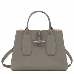 Longchamp Roseau M Handbag Turtledove - Leather