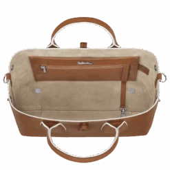 Longchamp Roseau M Handbag Cognac - Leather -Longchamp 10058HQS504 5