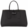 Longchamp Roseau XL Handbag Black - Leather