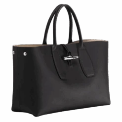 Longchamp Roseau XL Handbag Black - Leather -Longchamp 10059HPN001 2