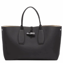 Longchamp Roseau XL Handbag Black - Leather -Longchamp 10059HPN001 4