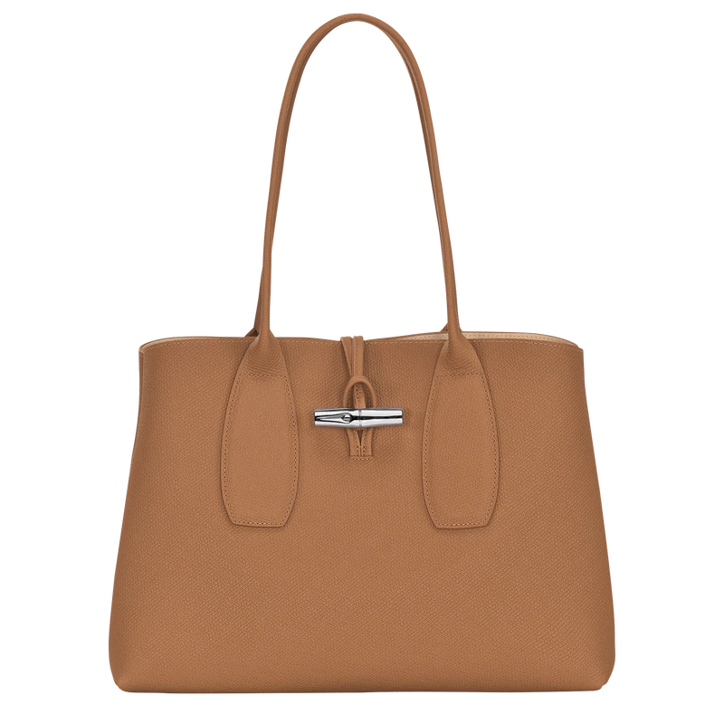 Longchamp Roseau L Tote Bag Natural - Leather 3 Longchamp Roseau L Tote Bag Natural - Leather