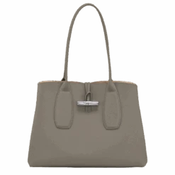 Longchamp Roseau L Tote Bag Turtledove - Leather