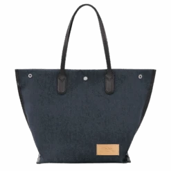 Longchamp Essential L Tote Bag Denim - Canvas
