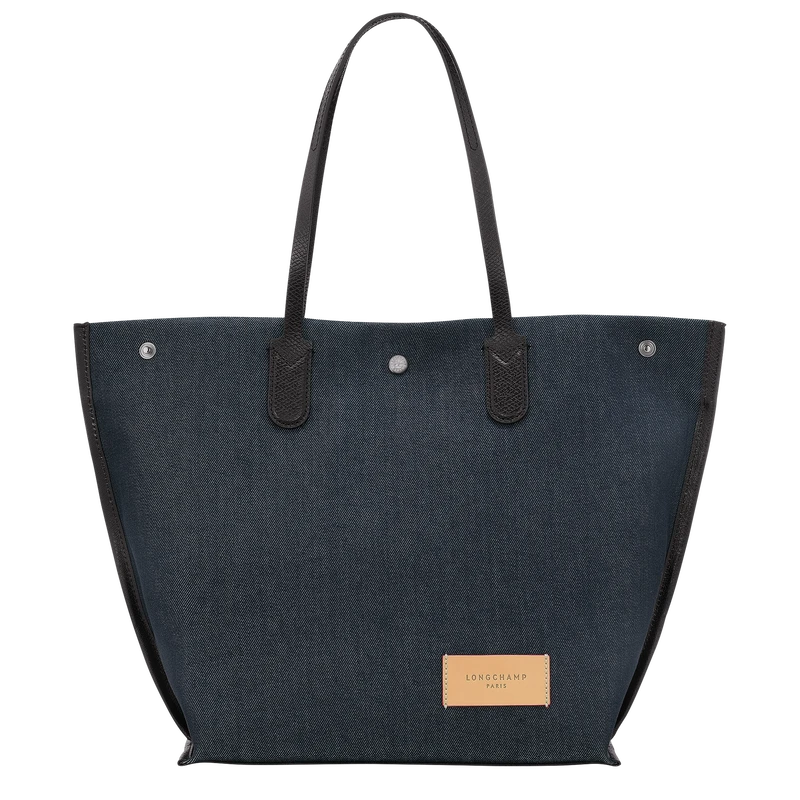 Longchamp Essential L Tote Bag Denim - Canvas 6 Longchamp Essential L Tote Bag Denim - Canvas - Image 4
