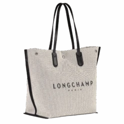 Longchamp Roseau L Tote Bag Ecru - Canvas -Longchamp 10090HSG037 2
