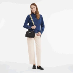 Longchamp Roseau S Handbag Black - Leather -Longchamp 10095HCN001 1