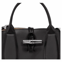 Longchamp Roseau S Handbag Black - Leather -Longchamp 10095HCN001 6