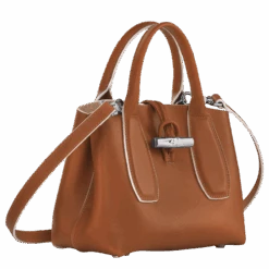 Longchamp Roseau S Handbag Cognac - Leather 11 Longchamp Roseau S Handbag Cognac - Leather -Longchamp 10095HQS504 2