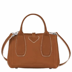 Longchamp Roseau S Handbag Cognac - Leather 12 Longchamp Roseau S Handbag Cognac - Leather -Longchamp 10095HQS504 3