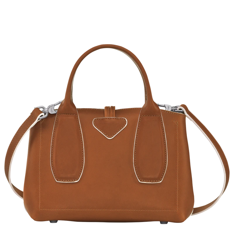 Longchamp Roseau S Handbag Cognac - Leather 6 Longchamp Roseau S Handbag Cognac - Leather - Image 4