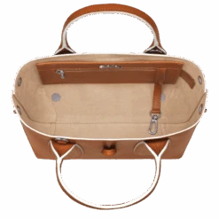 Longchamp Roseau S Handbag Cognac - Leather 14 Longchamp Roseau S Handbag Cognac - Leather -Longchamp 10095HQS504 5