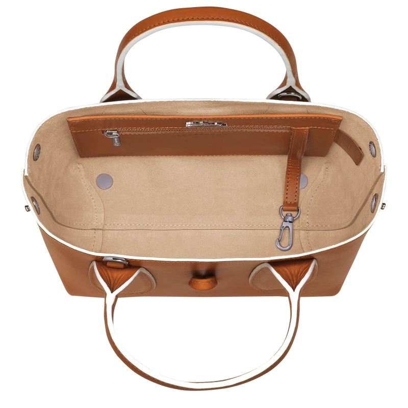 Longchamp Roseau S Handbag Cognac - Leather 8 Longchamp Roseau S Handbag Cognac - Leather - Image 6