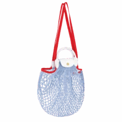 Longchamp Le Pliage Filet L Mesh Bag Sky Blue - Canvas -Longchamp 10121HDD028 2
