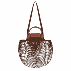 Longchamp Le Pliage Filet L Mesh Bag Tobacco - Canvas -Longchamp 10121HVH004 3