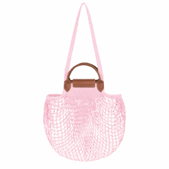 Longchamp Le Pliage Filet L Mesh Bag Pink - Canvas 9 Longchamp Le Pliage Filet L Mesh Bag Pink - Canvas -Longchamp 10121HVH018 3