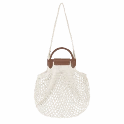 Longchamp Le Pliage Filet L Mesh Bag Ecru - Canvas 9 Longchamp Le Pliage Filet L Mesh Bag Ecru - Canvas -Longchamp 10121HVH037 3