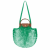 Longchamp Le Pliage Filet L Mesh Bag Green - Canvas