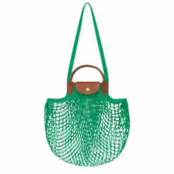 Longchamp Le Pliage Filet L Mesh Bag Green - Canvas