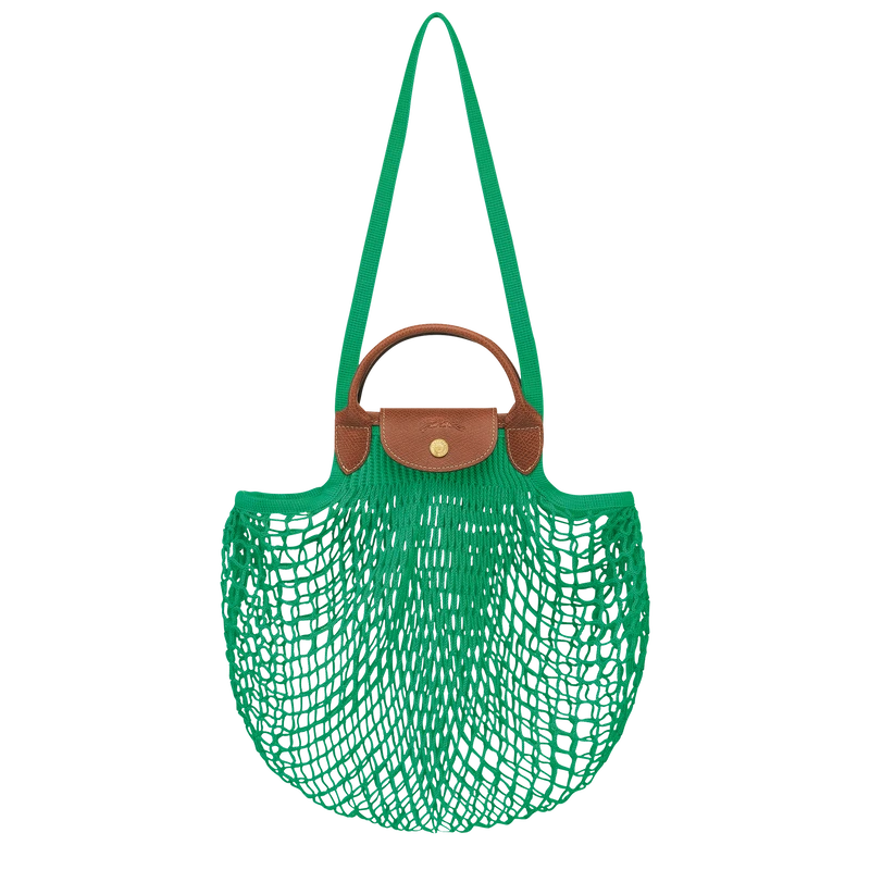 Longchamp Le Pliage Filet L Mesh Bag Green - Canvas 3 Longchamp Le Pliage Filet L Mesh Bag Green - Canvas