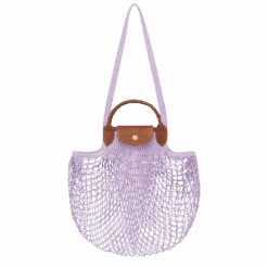Featured Products 7 Longchamp Le Pliage Filet L Mesh Bag Lilac - Canvas