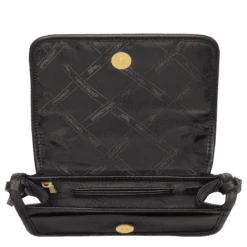 Longchamp Le Foulonné Wallet On Chain Black - Leather -Longchamp 10133021001 5