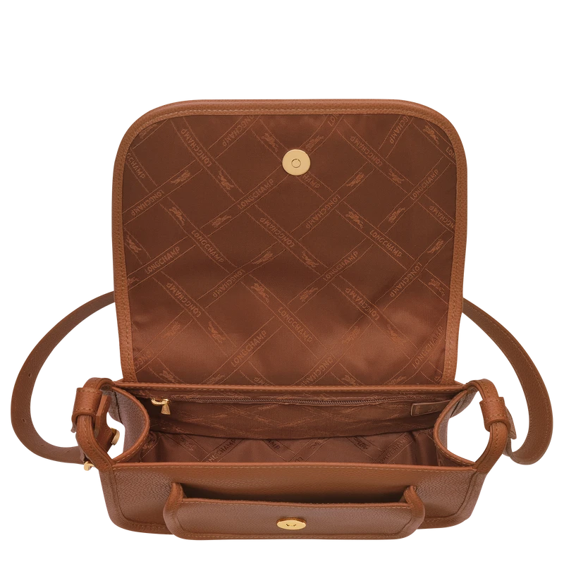 Longchamp Le Foulonné S Crossbody Bag Caramel - Leather 7 Longchamp Le Foulonné S Crossbody Bag Caramel - Leather - Image 5