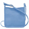 Longchamp Le Foulonné S Crossbody Bag Cloud Blue - Leather