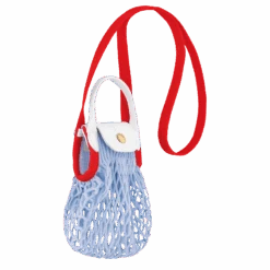 Longchamp Le Pliage Filet XS Mesh Bag Sky Blue - Canvas -Longchamp 10139HDD028 2