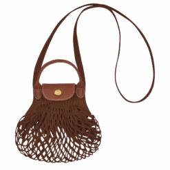 Longchamp Le Pliage Filet XS Mesh Bag Tobacco - Canvas
