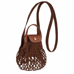 Longchamp Le Pliage Filet XS Mesh Bag Tobacco - Canvas -Longchamp 10139HVH004 2