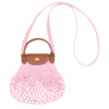 Longchamp Le Pliage Filet XS Mesh Bag Pink - Canvas 1 Longchamp Le Pliage Filet XS Mesh Bag Pink - Canvas -Longchamp 10139HVH018 0
