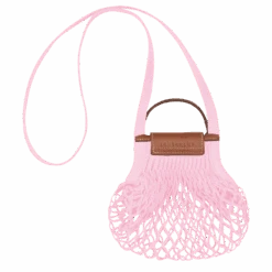 Longchamp Le Pliage Filet XS Mesh Bag Pink - Canvas -Longchamp 10139HVH018 3