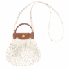 Longchamp Le Pliage Filet XS Mesh Bag Ecru - Canvas