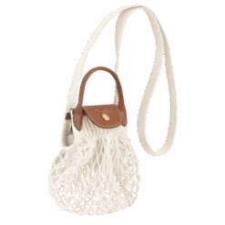 Longchamp Le Pliage Filet XS Mesh Bag Ecru - Canvas -Longchamp 10139HVH037 2