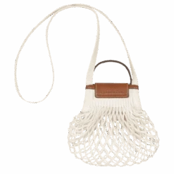 Longchamp Le Pliage Filet XS Mesh Bag Ecru - Canvas -Longchamp 10139HVH037 3