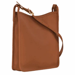 Longchamp Le Foulonné M Crossbody Bag Caramel - Leather -Longchamp 10140021121 2